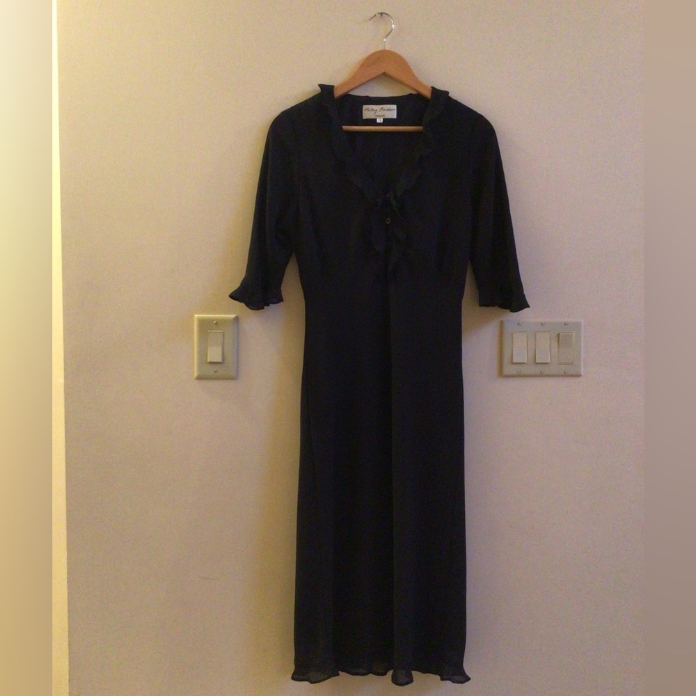 Patsy Seddon England Black Dress